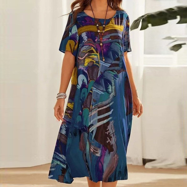 Abigail - Comfy Printed Dress