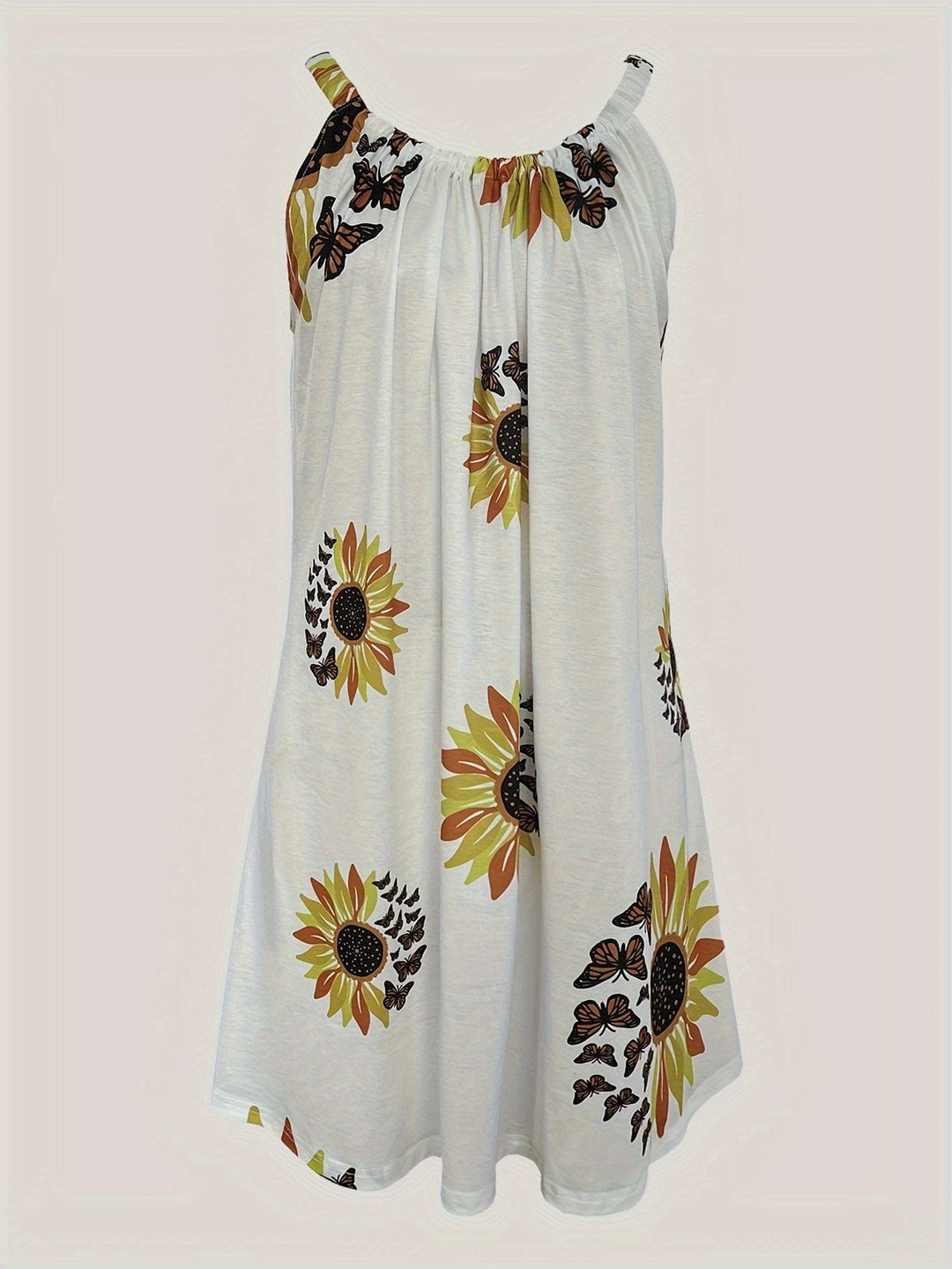 Evelyn - Chic Sunflower Dress