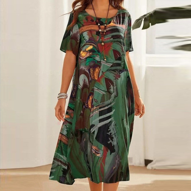 Abigail - Comfy Printed Dress