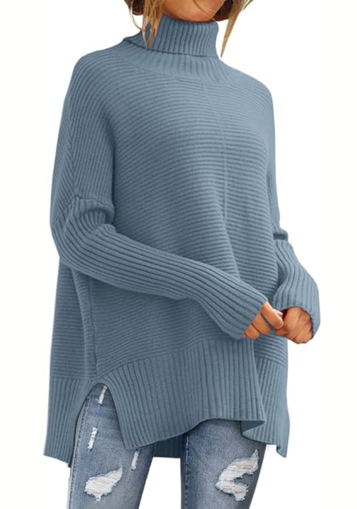Elisse - Casual Turtleneck Pullover