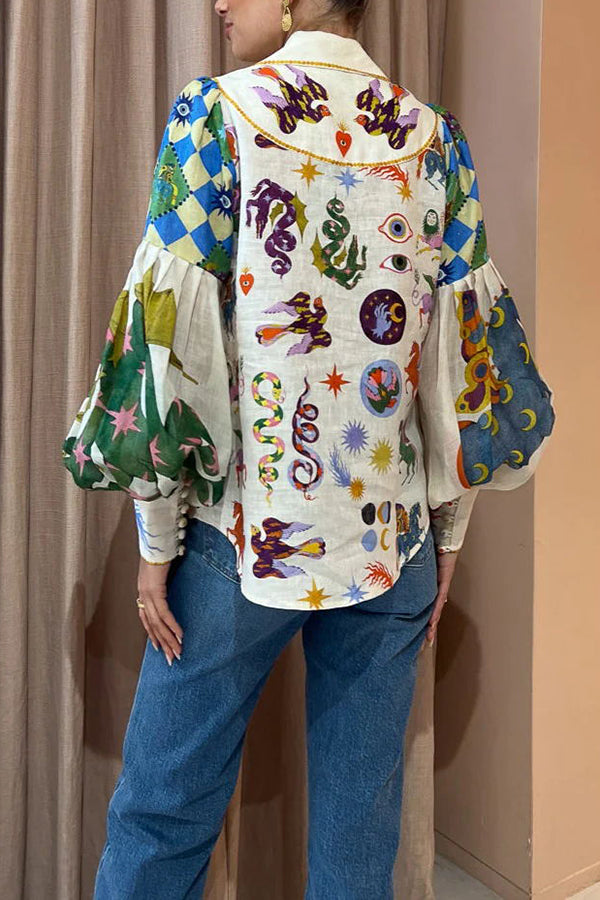 Love Balloon Sleeve Shirt
