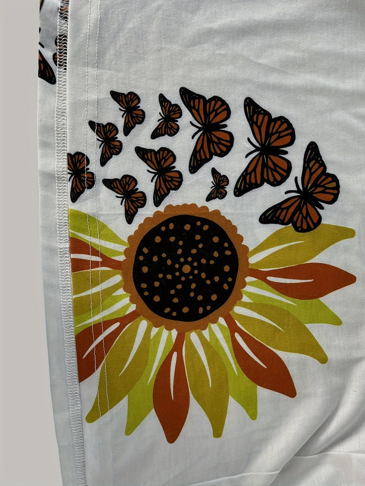 Evelyn - Chic Sunflower Dress