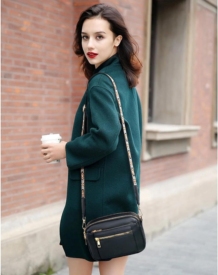 Refined Leather Shoulder Bag
