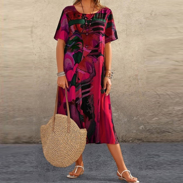 Abigail - Comfy Printed Dress