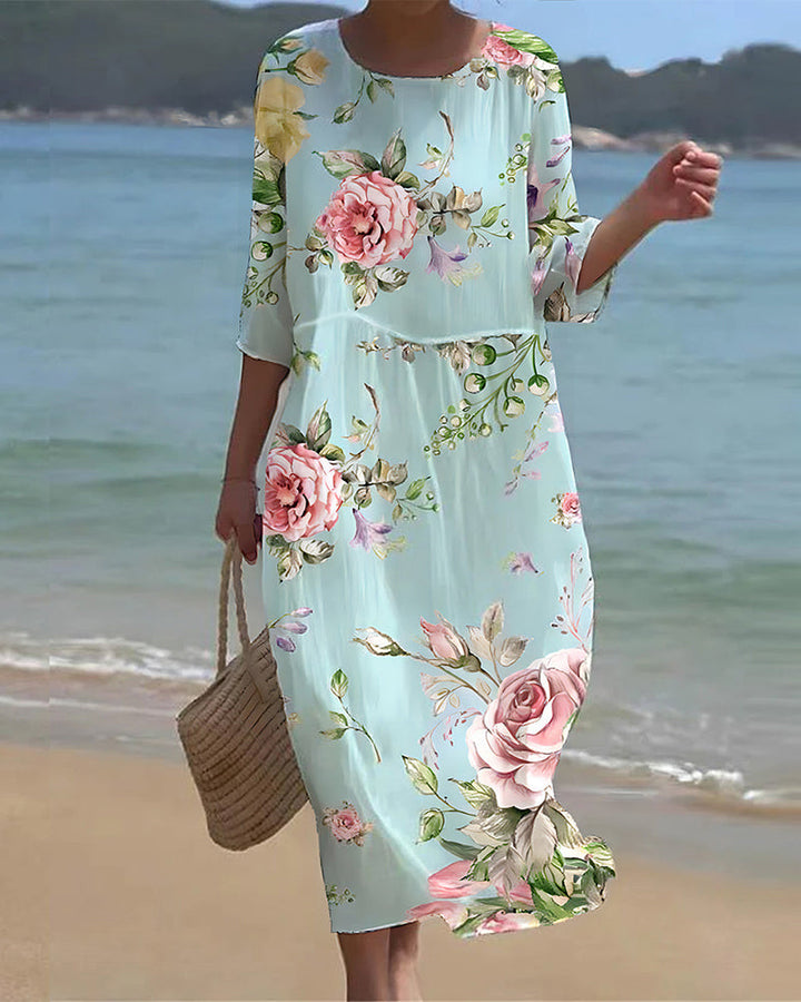 Elegant Floral Dress