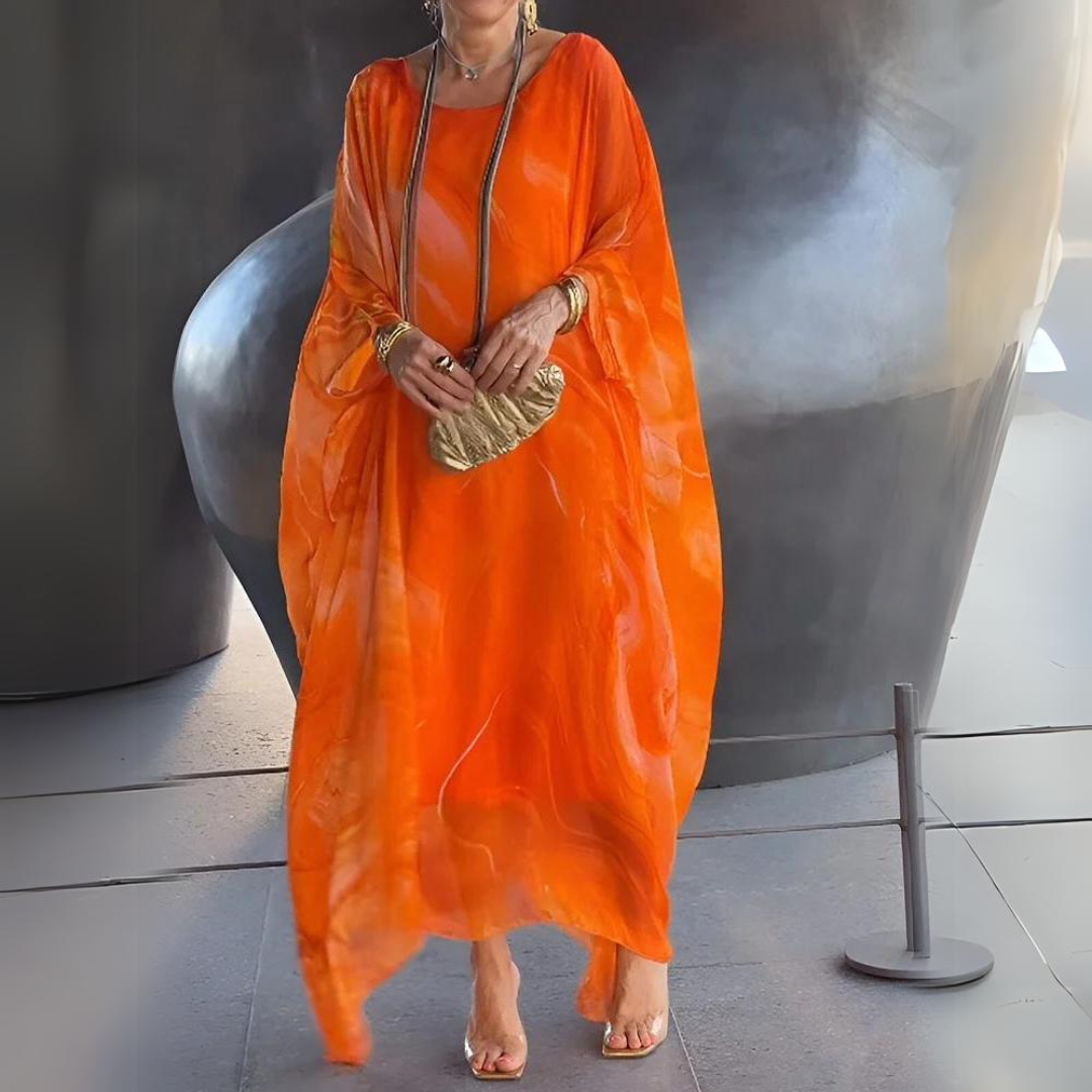 Laura - Charming Silk Chiffon Dress