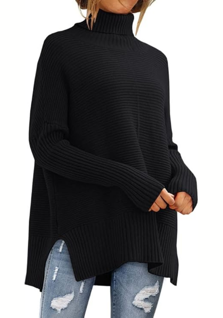 Elisse - Casual Turtleneck Pullover
