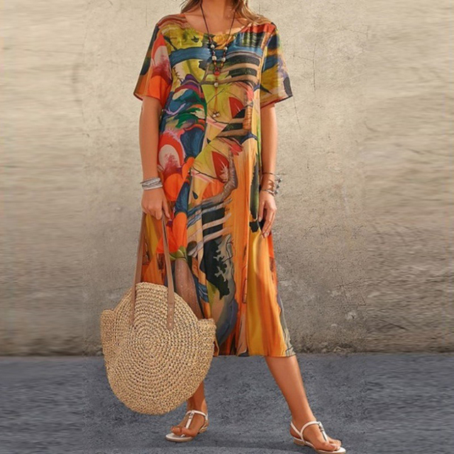 Abigail - Comfy Printed Dress