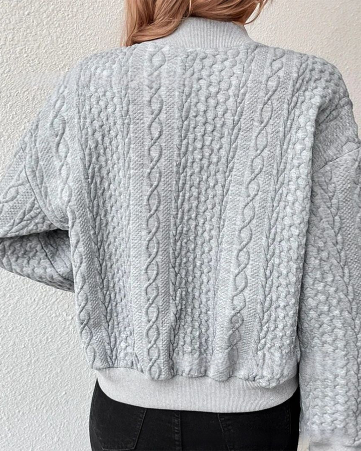 Elana - Casual Buttoned Sweater