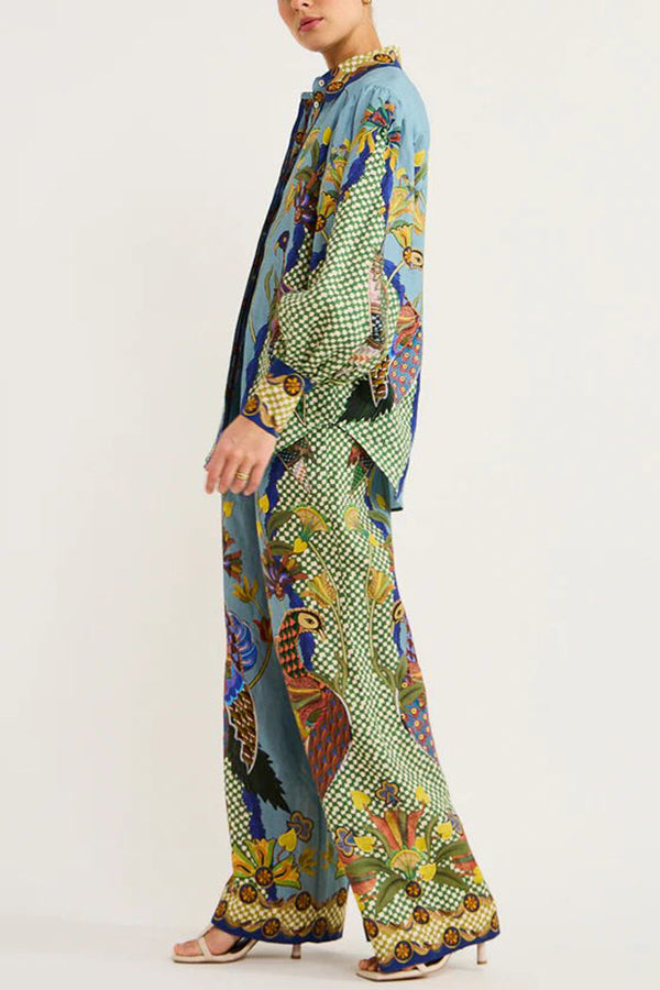 Heaven Bird Balloon Sleeve Shirt
