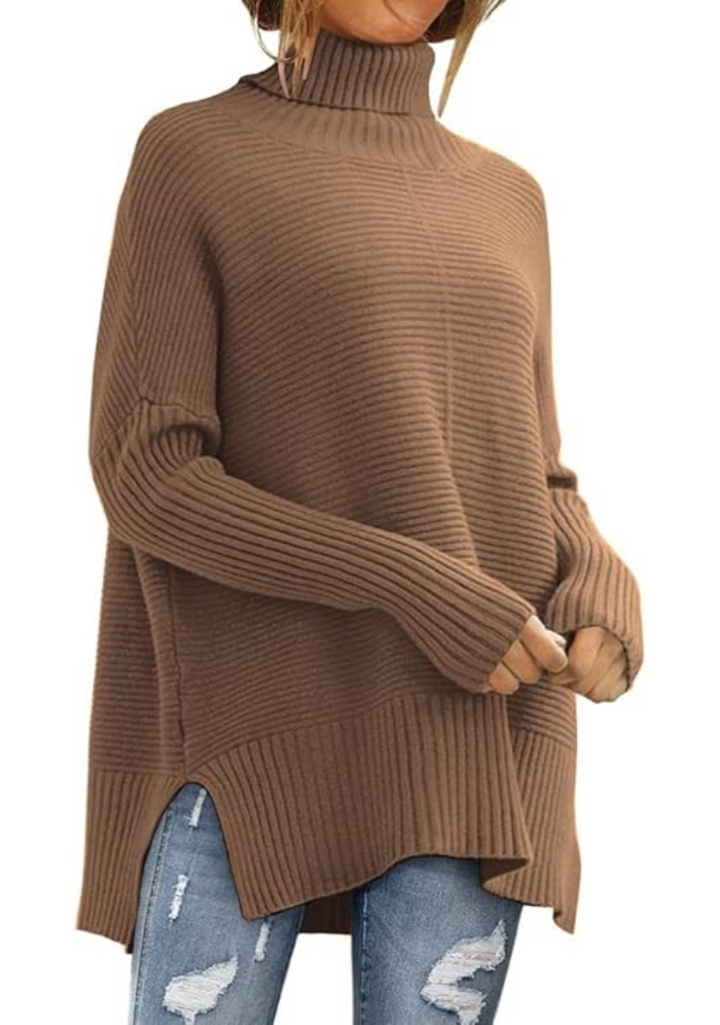 Elisse - Casual Turtleneck Pullover