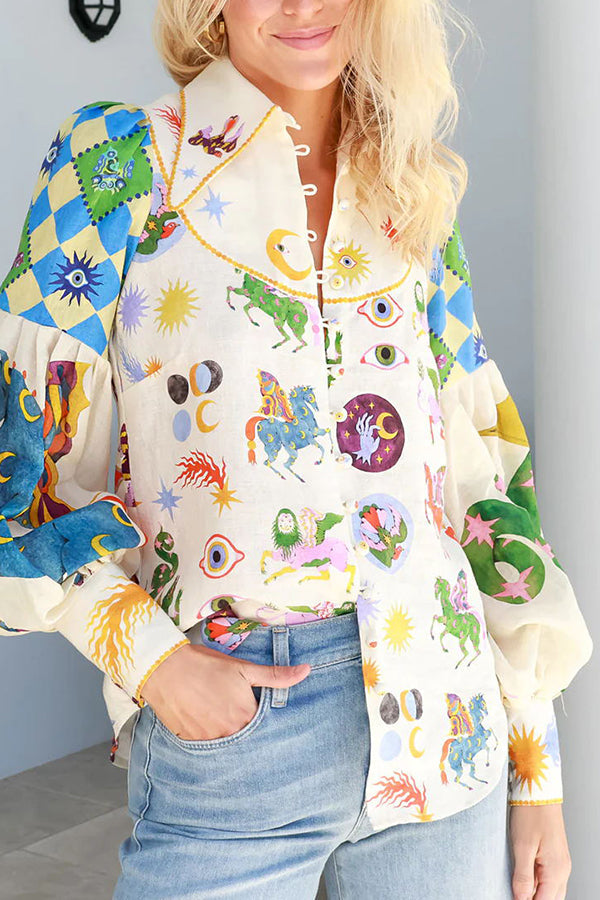 Love Balloon Sleeve Shirt