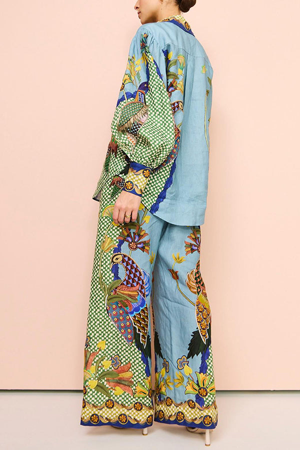 Heaven Bird Balloon Sleeve Shirt