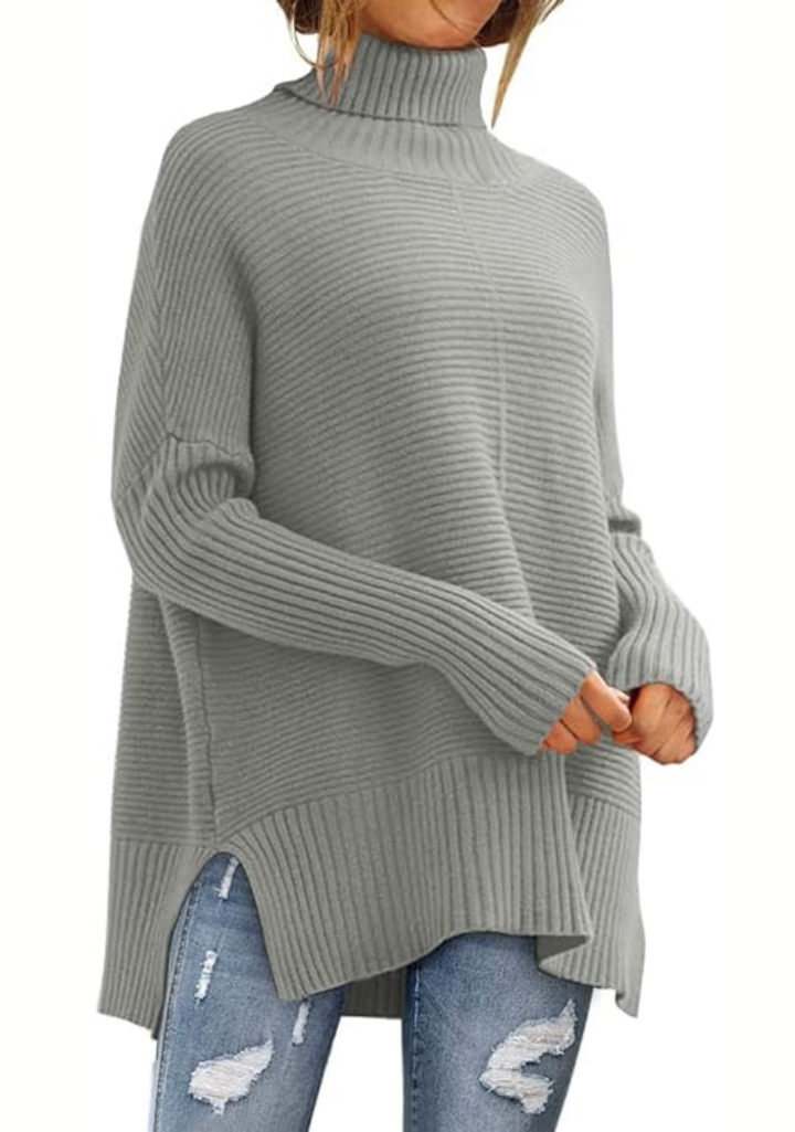Elisse - Casual Turtleneck Pullover