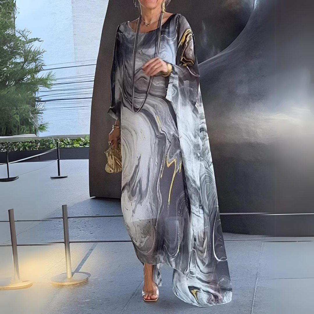 Laura - Charming Silk Chiffon Dress