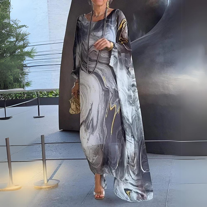 Laura - Charming Silk Chiffon Dress