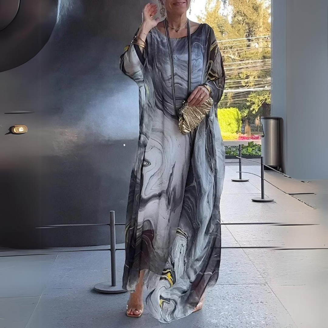 Laura - Charming Silk Chiffon Dress