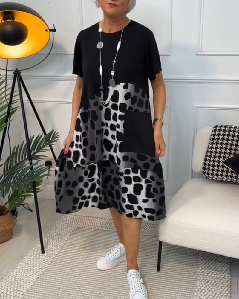 Verona - Leopard Print Dress