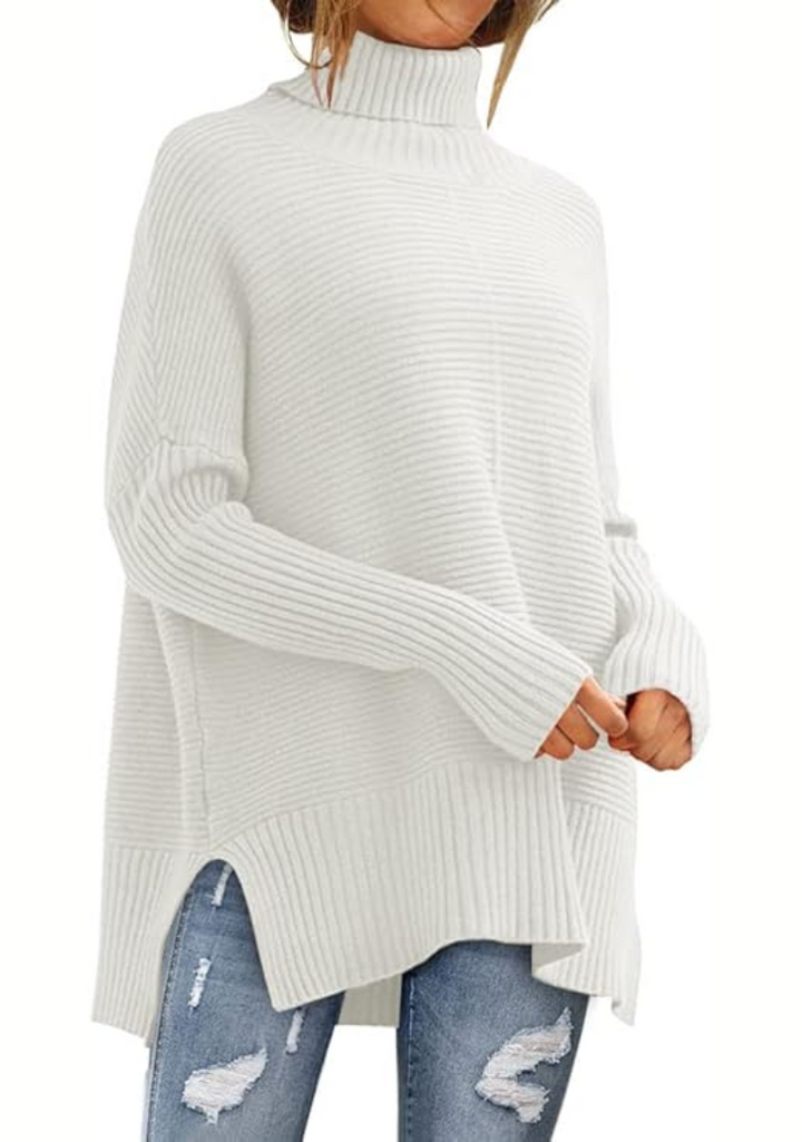 Elisse - Casual Turtleneck Pullover