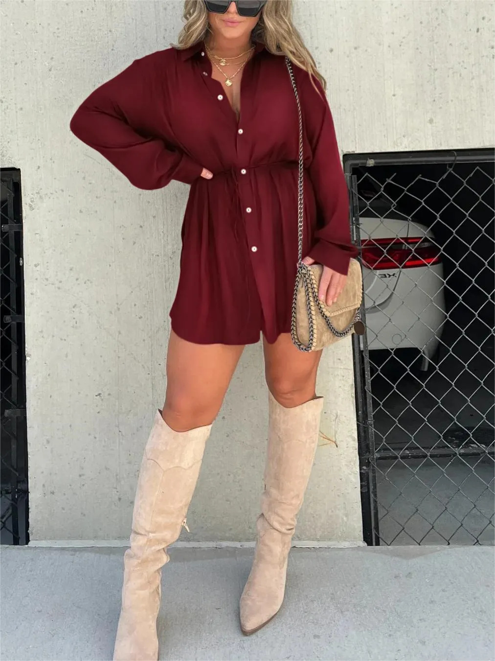 Sharaine - Chic Romper Dress