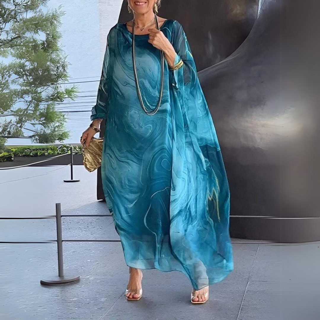 Laura - Charming Silk Chiffon Dress
