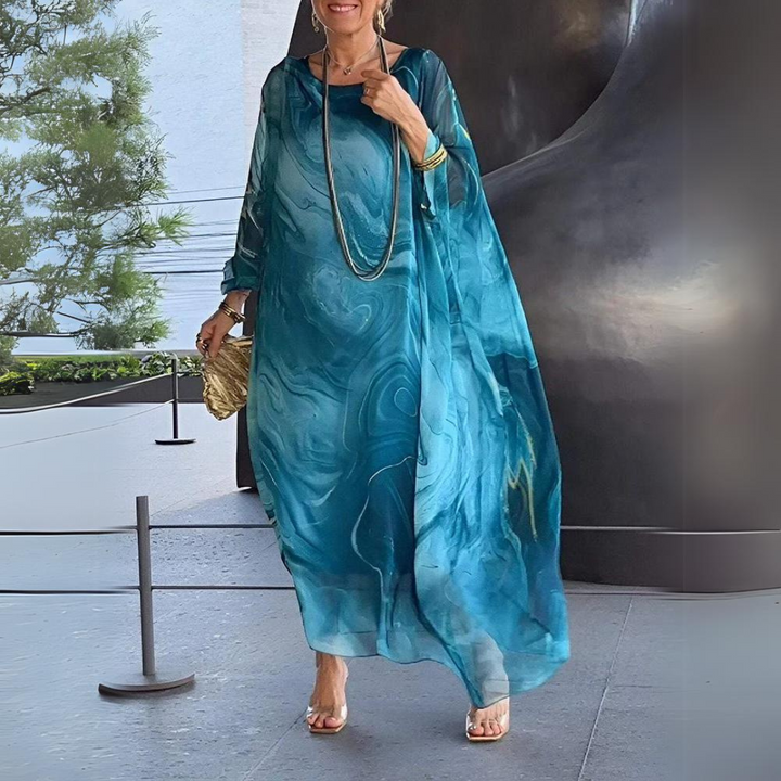 Laura - Charming Silk Chiffon Dress