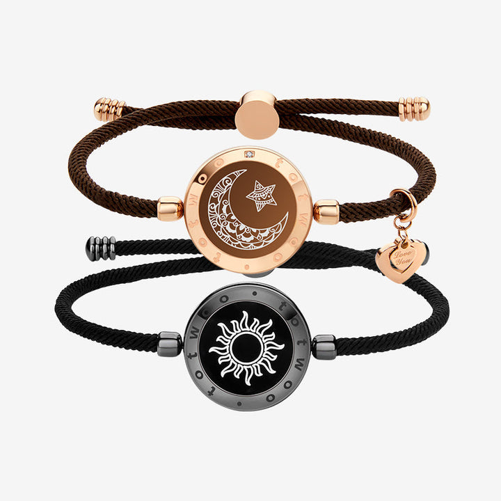Sun&Moon   Bracelets with Milan Rope