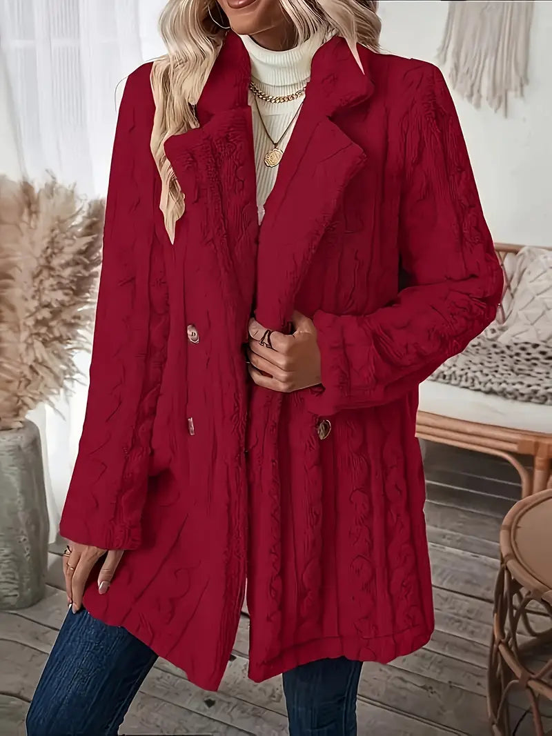 Seraphina - Textured Winter Coat