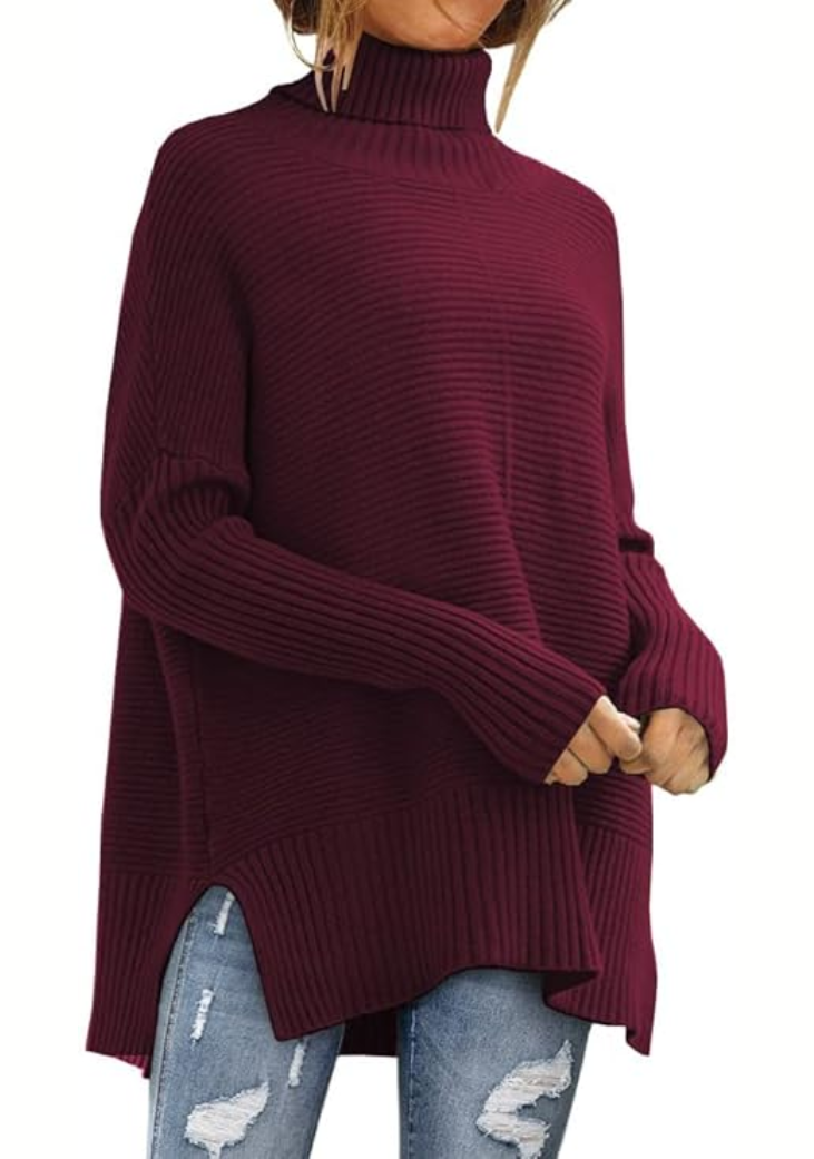 Elisse - Casual Turtleneck Pullover
