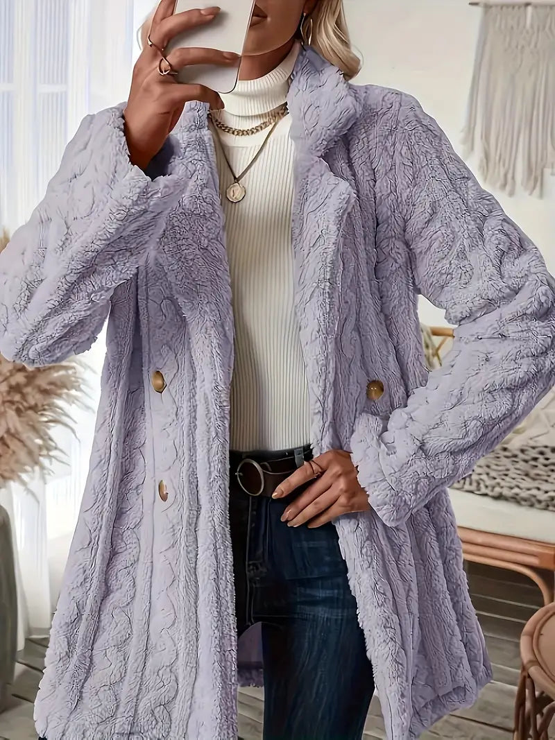 Seraphina - Textured Winter Coat