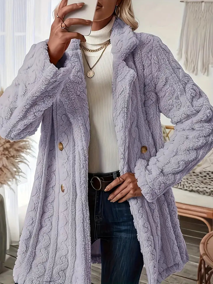 Seraphina - Textured Winter Coat