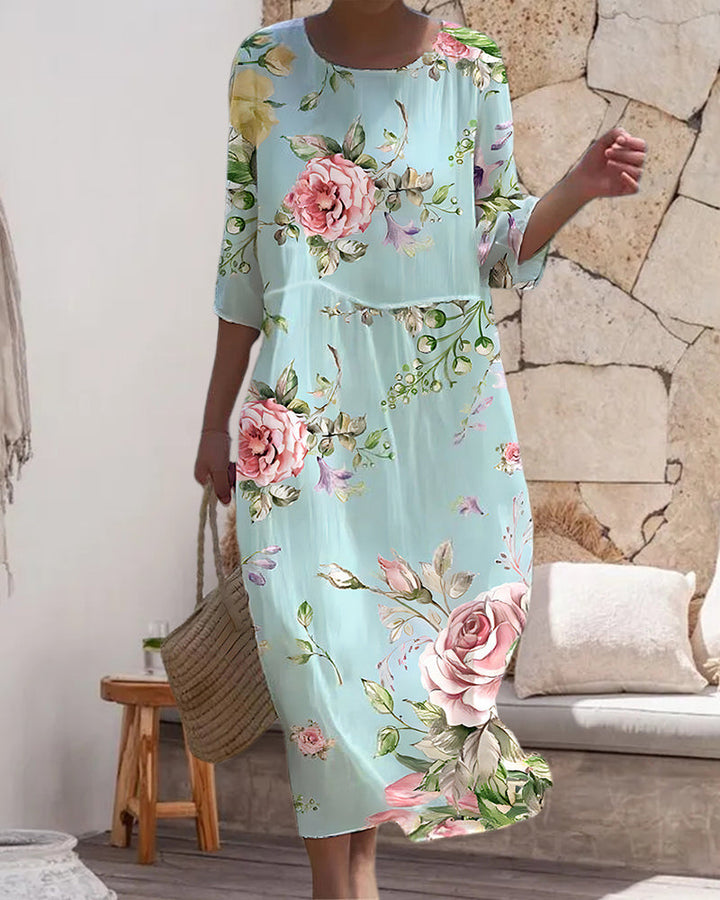 Elegant Floral Dress