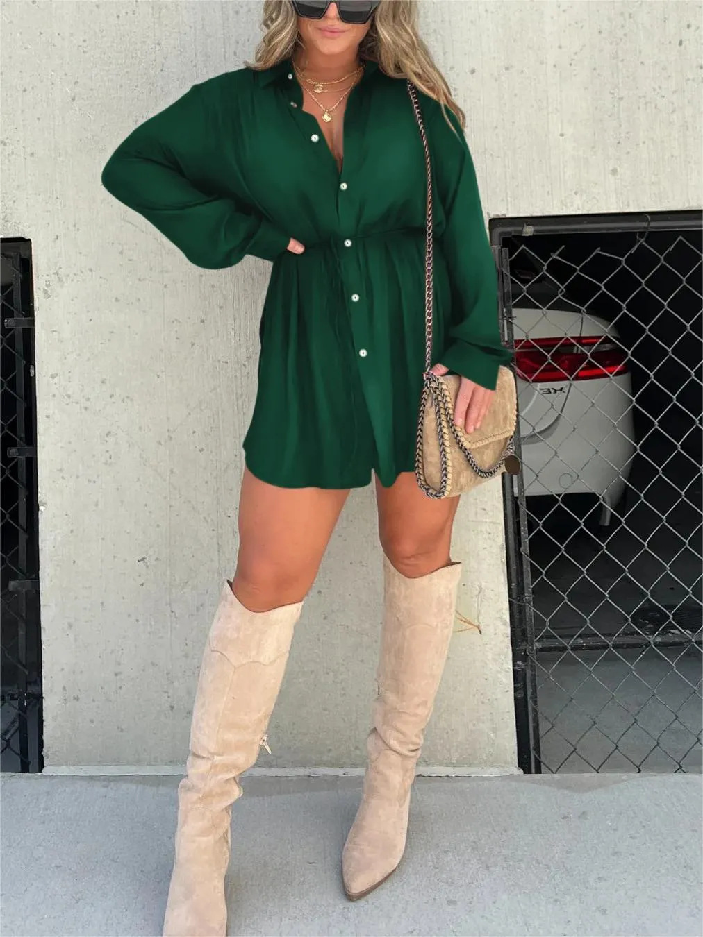 Sharaine - Chic Romper Dress