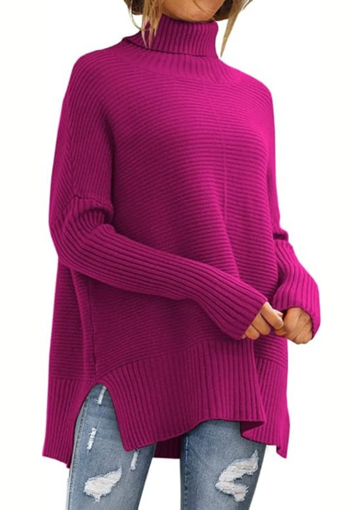Elisse - Casual Turtleneck Pullover