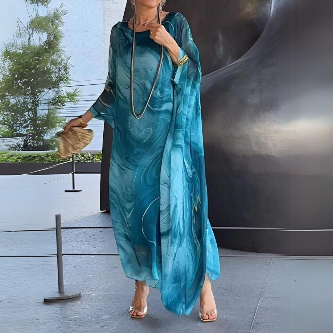 Laura - Charming Silk Chiffon Dress