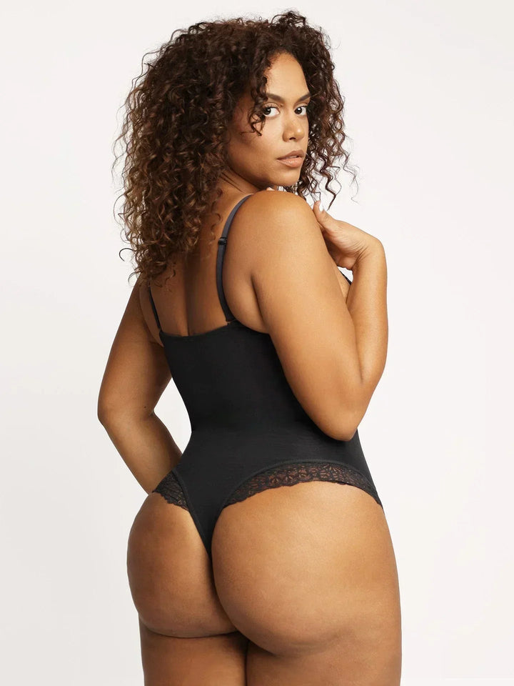 Aiah - Deep V Lingerie Bodysuit