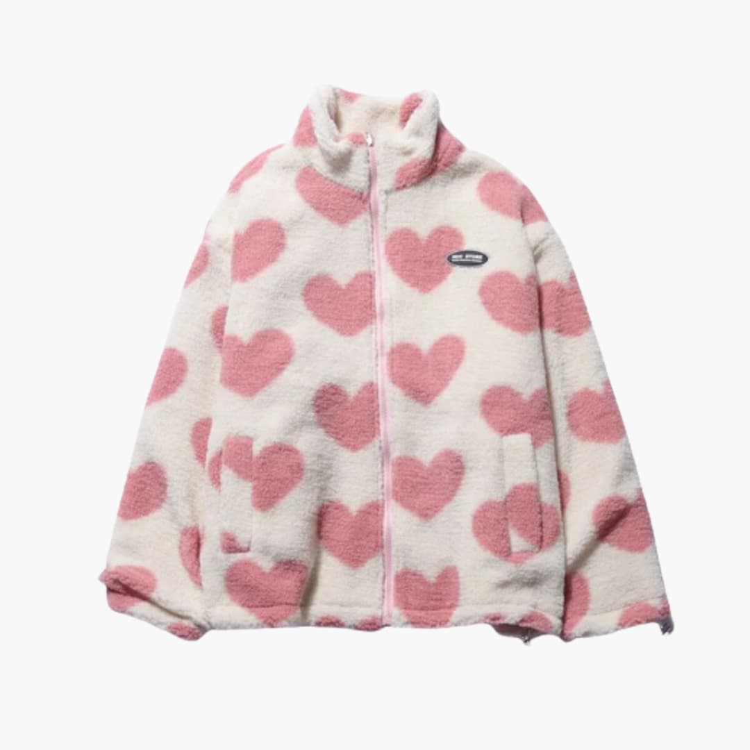 Karrie - Heart-Lined Reversible Jacket
