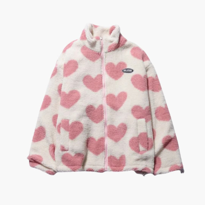 Karrie - Heart-Lined Reversible Jacket