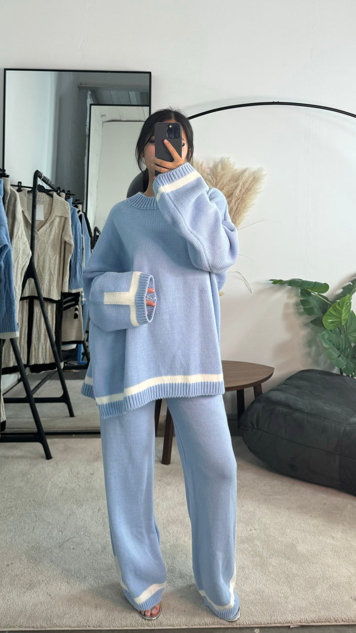 Noimie - Contrast Hem Lounge Set