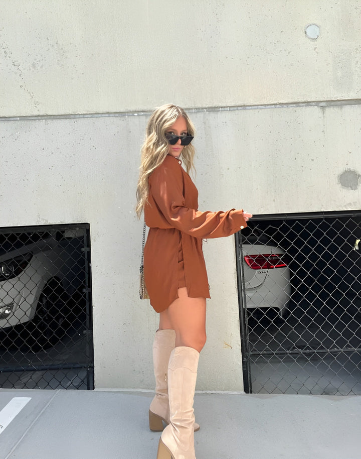 Sharaine - Chic Romper Dress