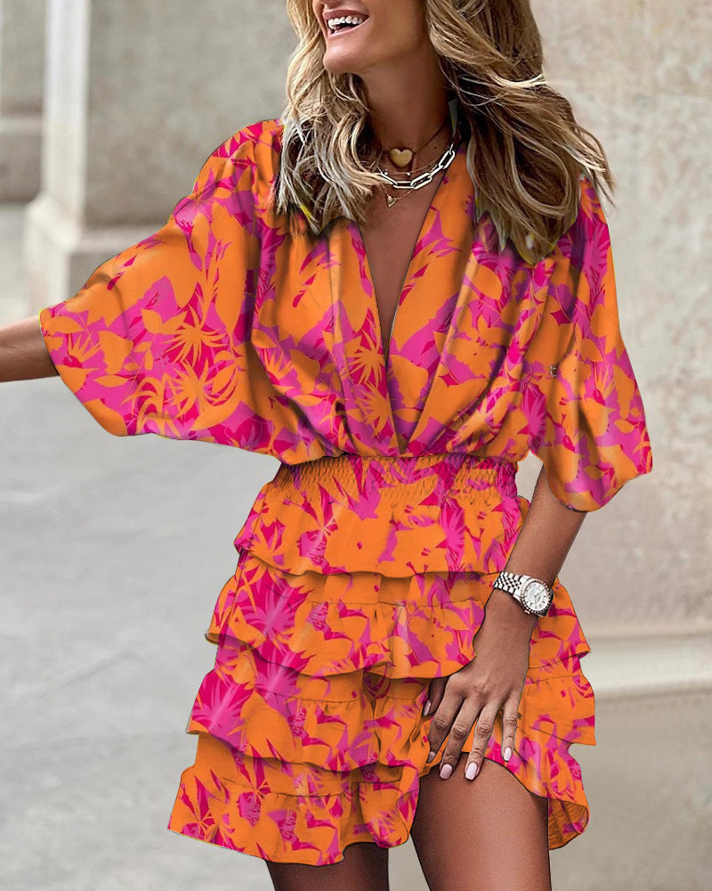Francesca - Stylish Print Dress