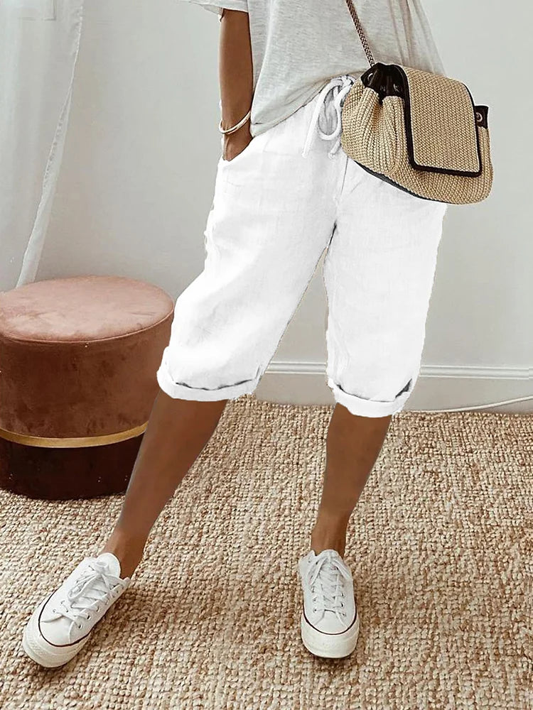 EMMA | Cotton-Linen Women's Pants