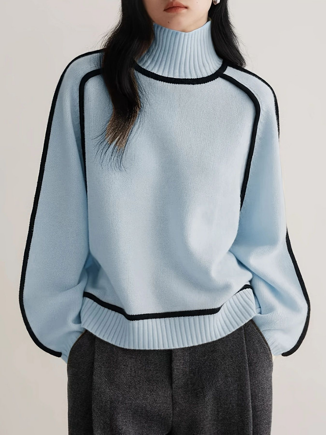Amalia - Stylish Turtleneck Sweater