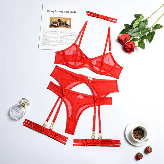 Micaella - Strappy Lingerie Set
