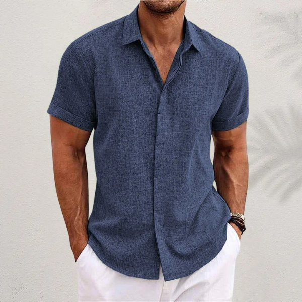 Linen Short-Sleeved Shirt