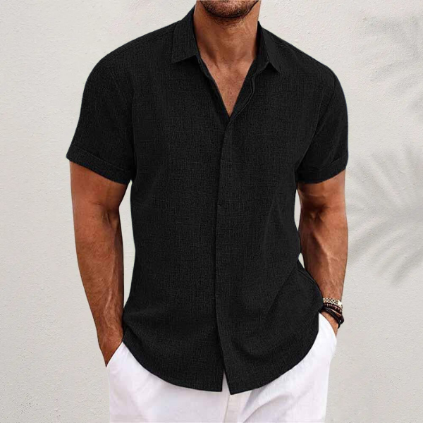 Linen Short-Sleeved Shirt