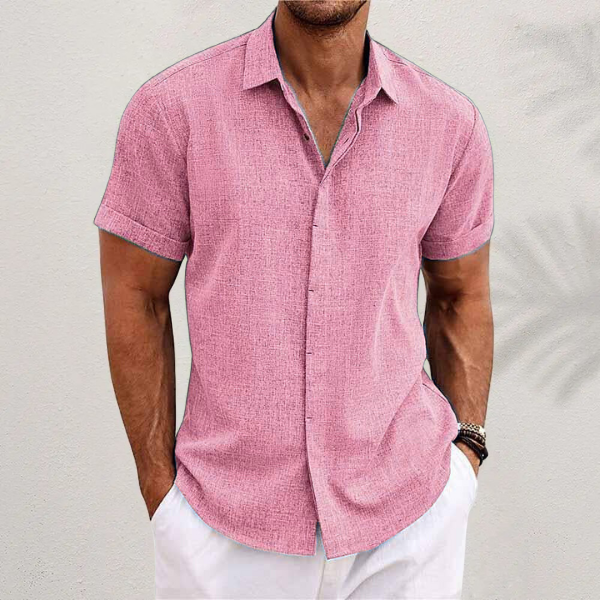 Linen Short-Sleeved Shirt