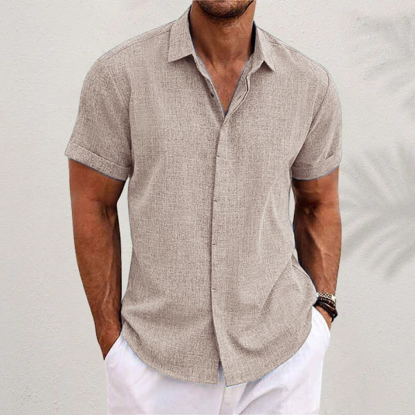 Linen Short-Sleeved Shirt