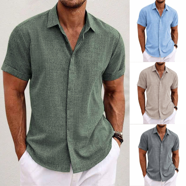 Linen Short-Sleeved Shirt