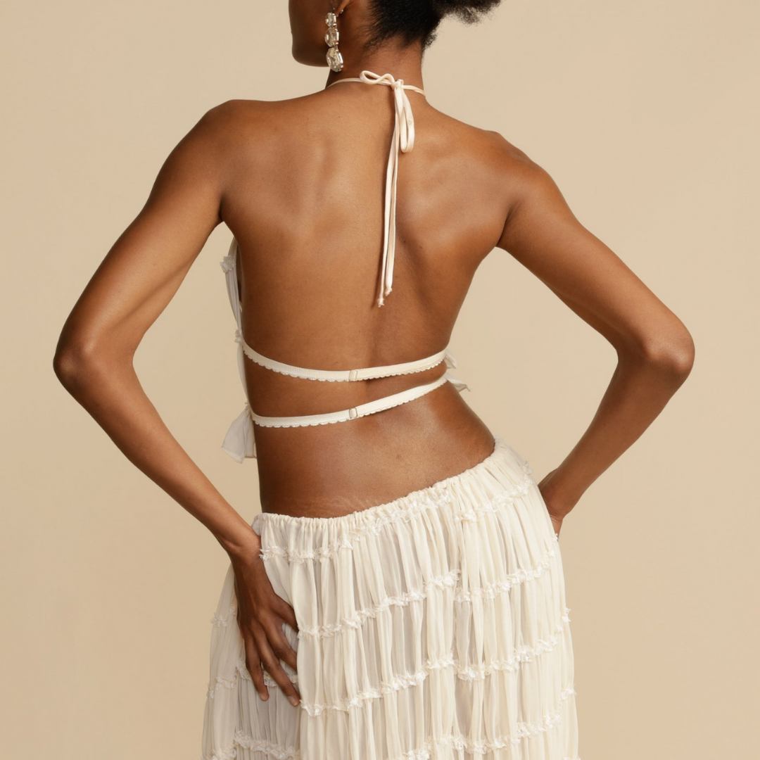 WENDY -  Halter Top and Skirt Set